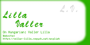 lilla valler business card